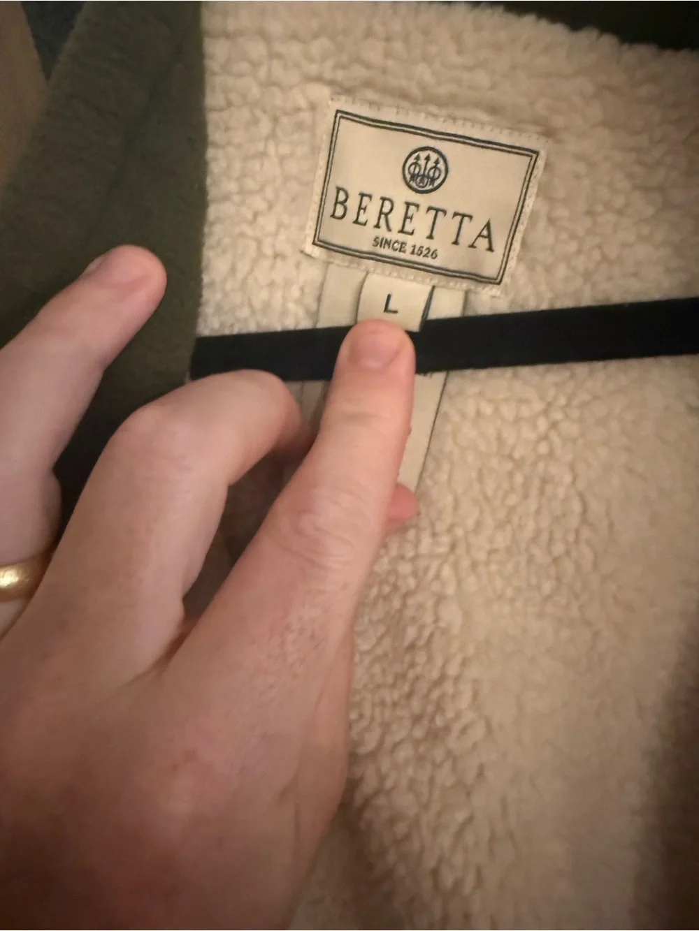 beretta men olive